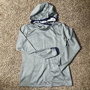 Columbia striped longsleeve fleece shirt